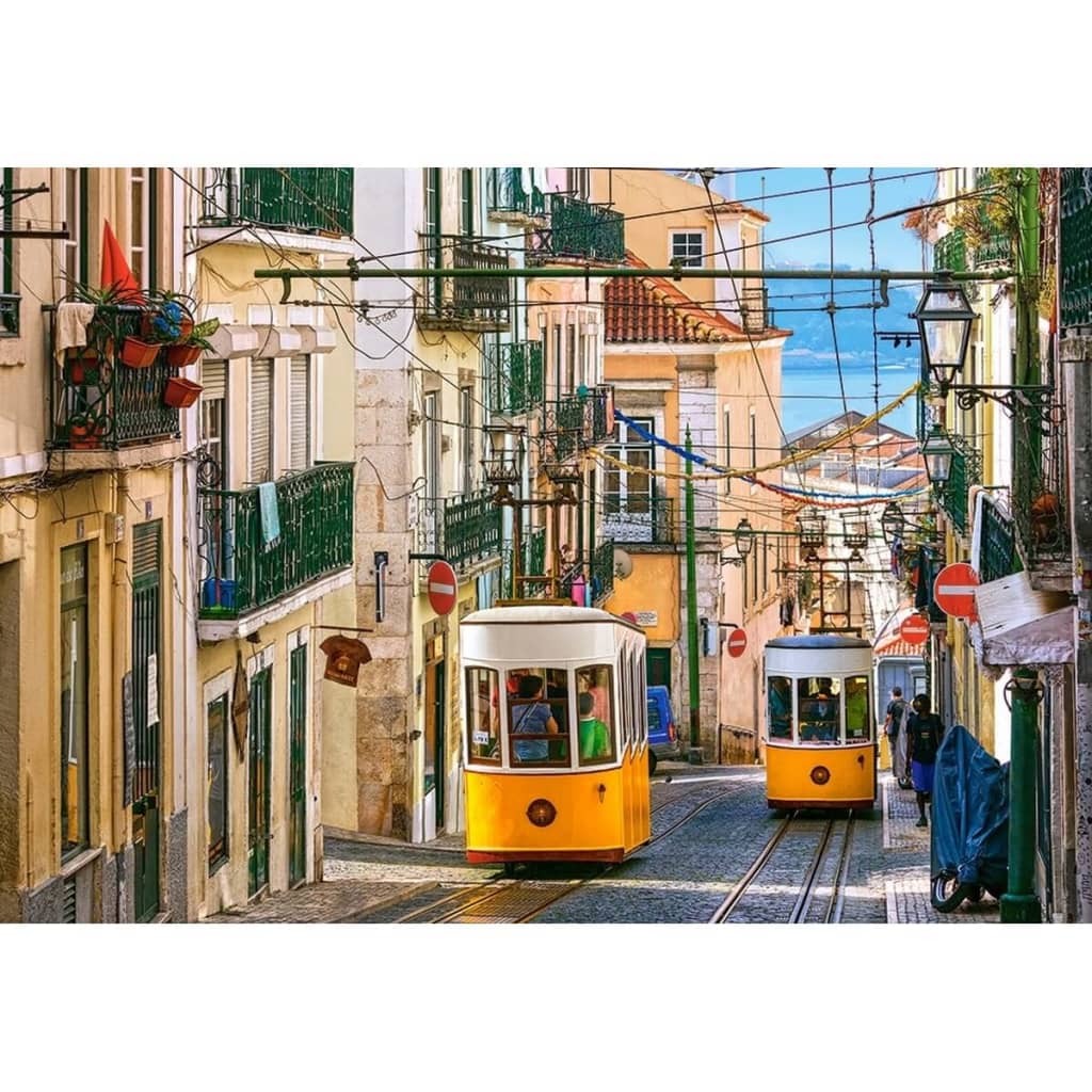 Afbeelding Castorland legpuzzel Lisbon Trams Portugal 1000 stukjes door Vidaxl.nl