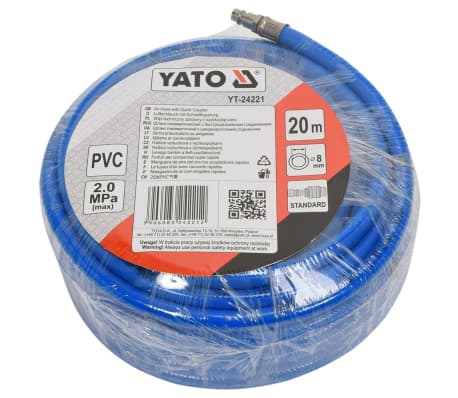YATO Tuyau d'air 20 m PVC YT-24221