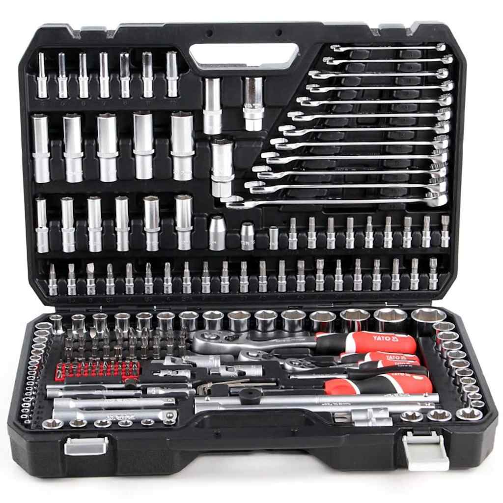 216 Piece Ratcheting Socket Spanner Set YT-38841 YATO 14 width=274