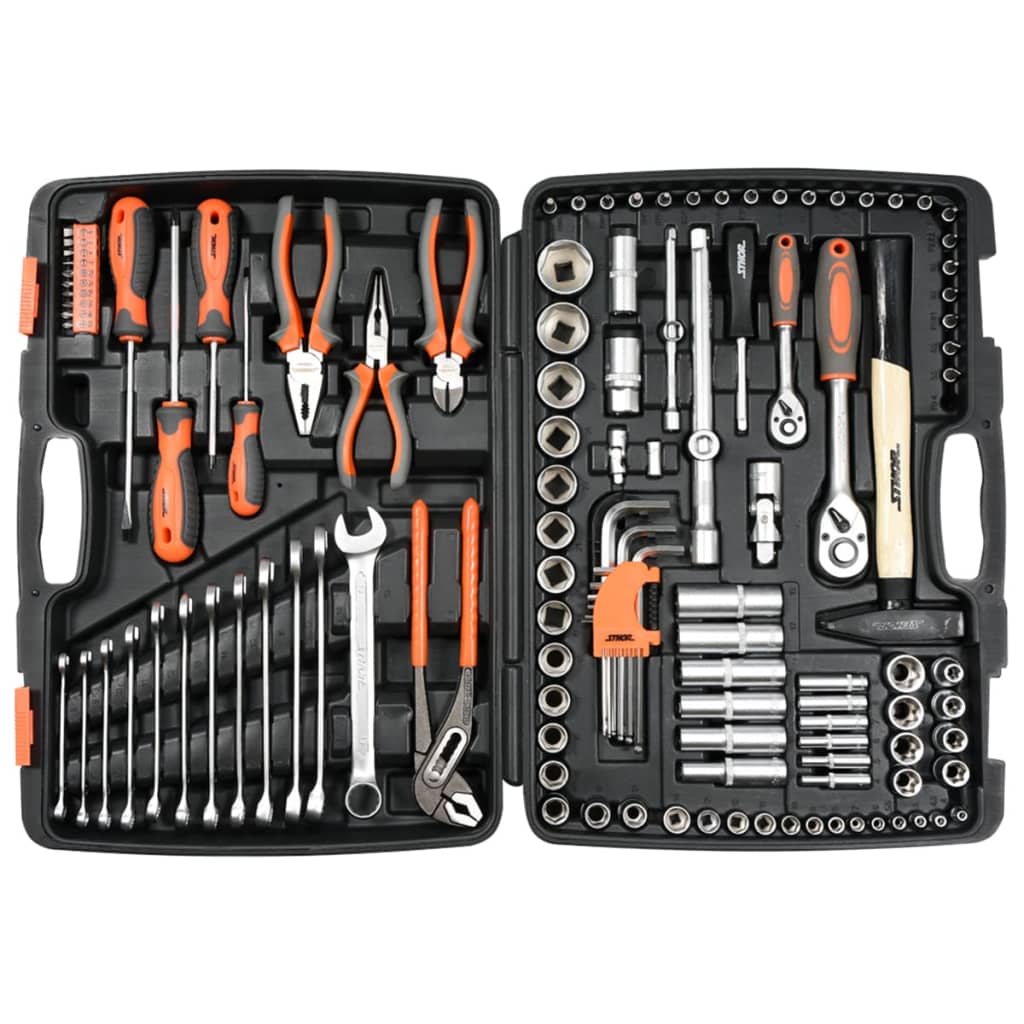 Sthor Conjunto de ferramentas 122 peças metal 58690