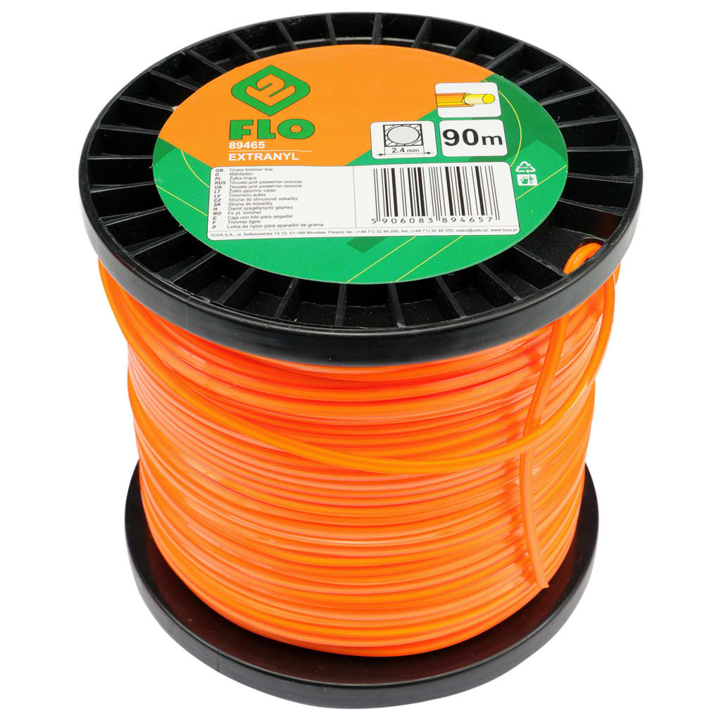 

FLO Maaidraad Extranyl 2,4 mm 90 m oranje