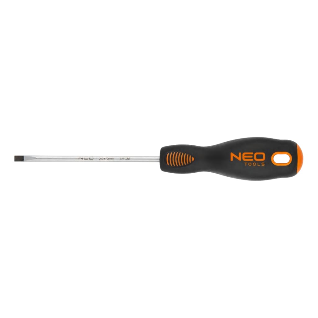 Neo Tools Schroevendraaier 3,0x75mm Magnetisch CRMO Staal Pro Grip ...
