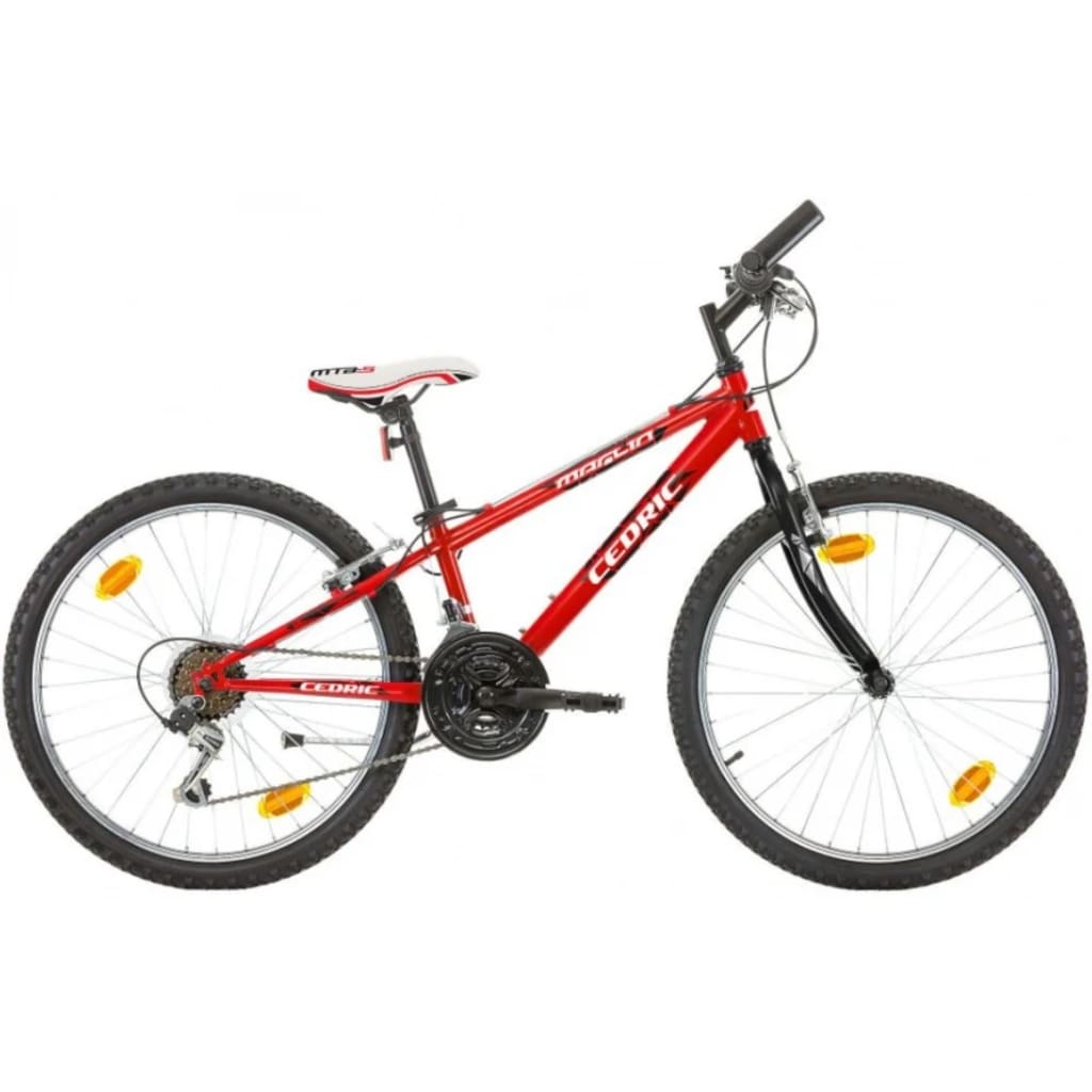 Marlin Cedric 24 Inch 28 cm Jongens 18V V-Brakes Rood