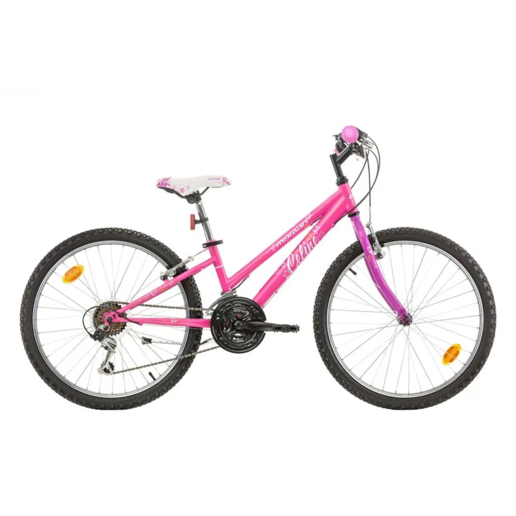 Afbeelding Marlin Celine 24 Inch 28 cm Meisjes 18V V-Brakes Fuchsia/Paars door Vidaxl.nl