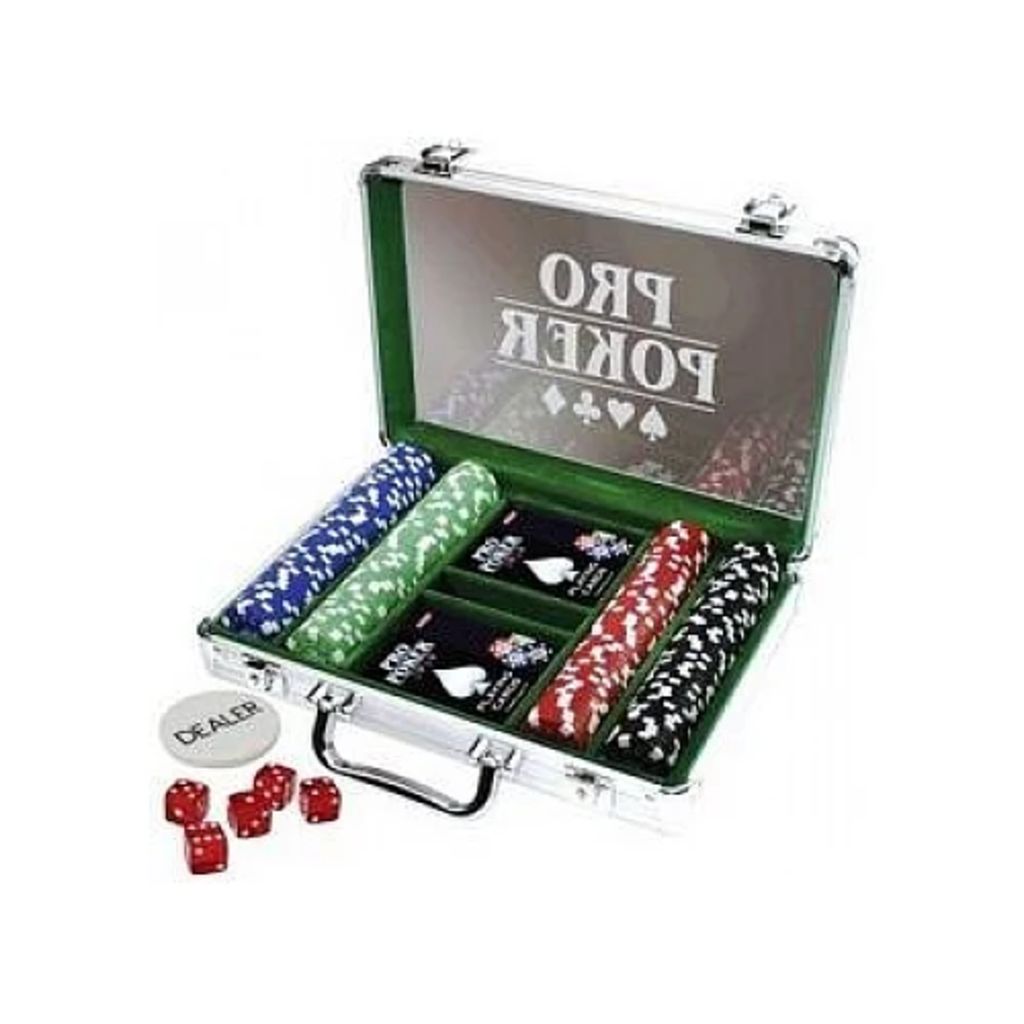 Afbeelding Pro Poker Tactic set fiches case 200 chips door Vidaxl.nl