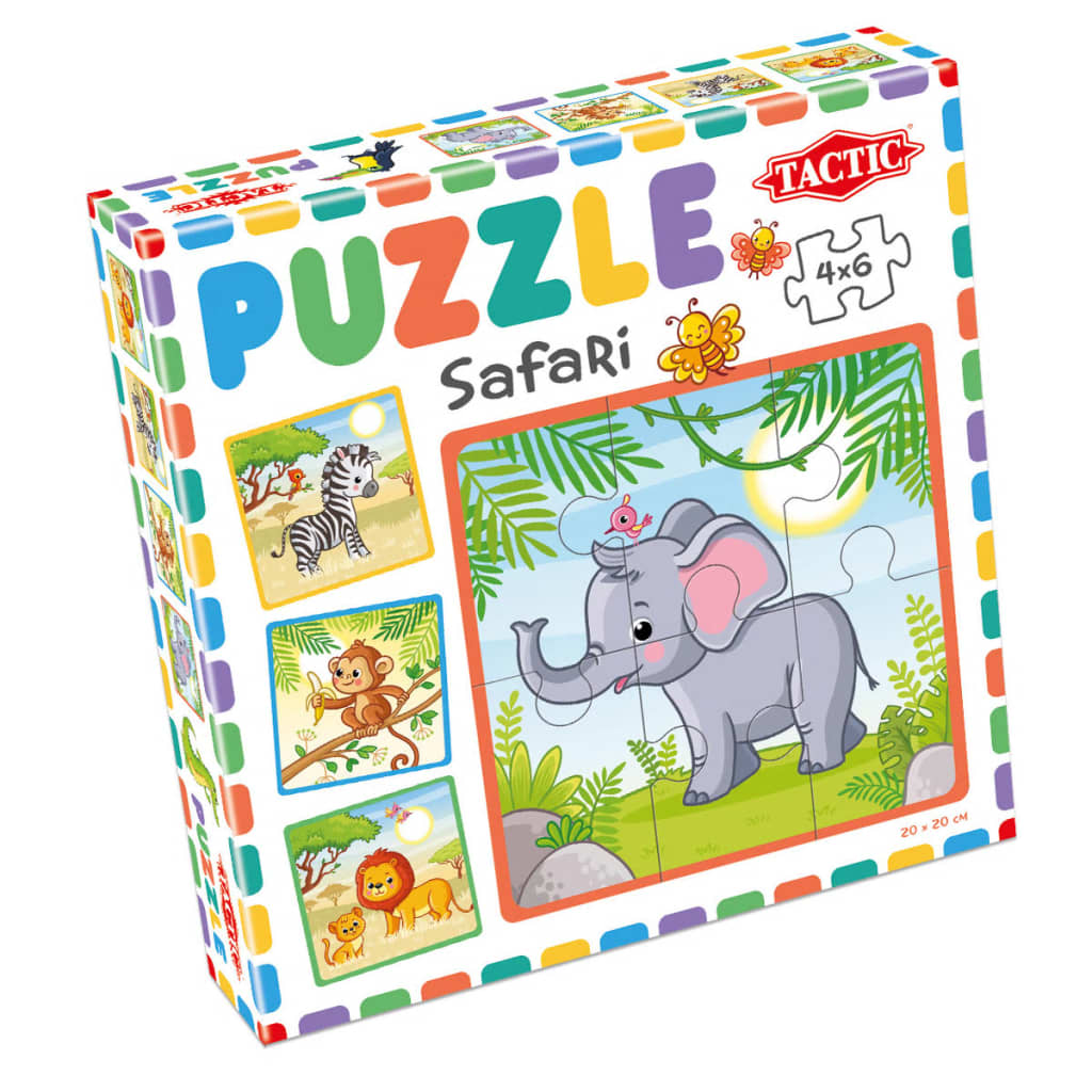 Tactic My First Puzzles 4x6 stukjes: Safari