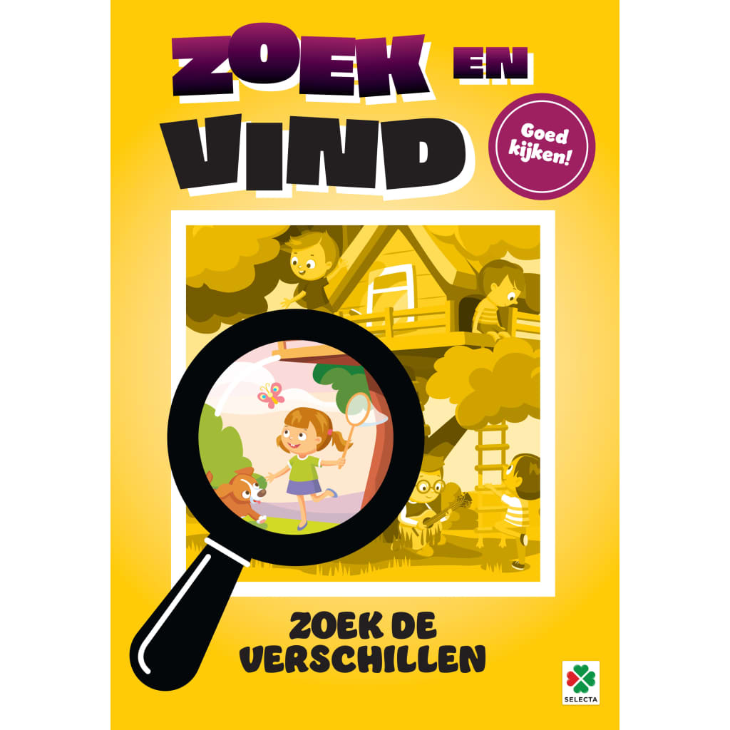 Afbeelding Selecta Zoek en vind: Zoek de verschillen - Doeboek door Vidaxl.nl