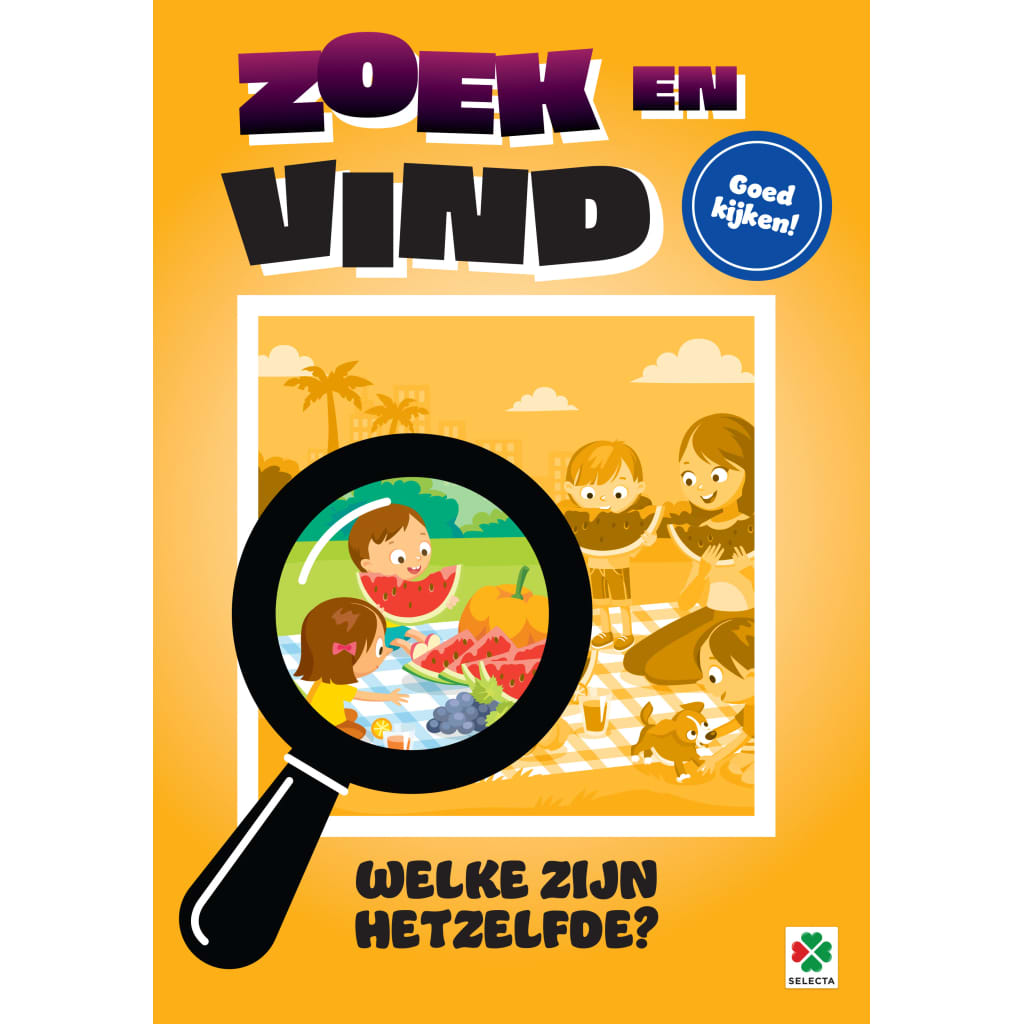 Afbeelding Selecta Zoek en vind: Welke zijn hetzelfde? - Doeboek door Vidaxl.nl