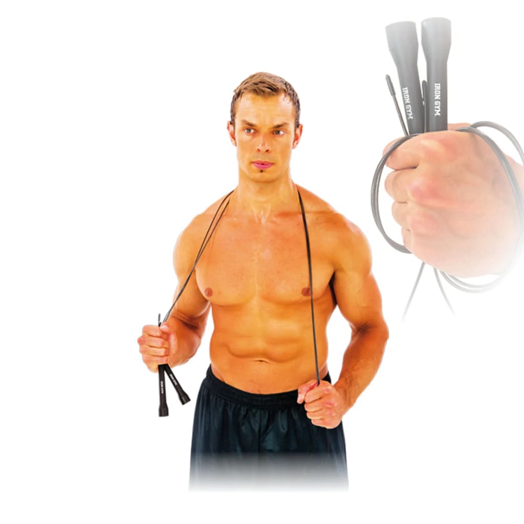 

Iron Gym Springtouw zwart IRG017