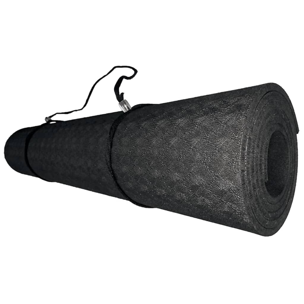 VidaXL - Iron Gym Trainings- en yogamat zwart IRG052
