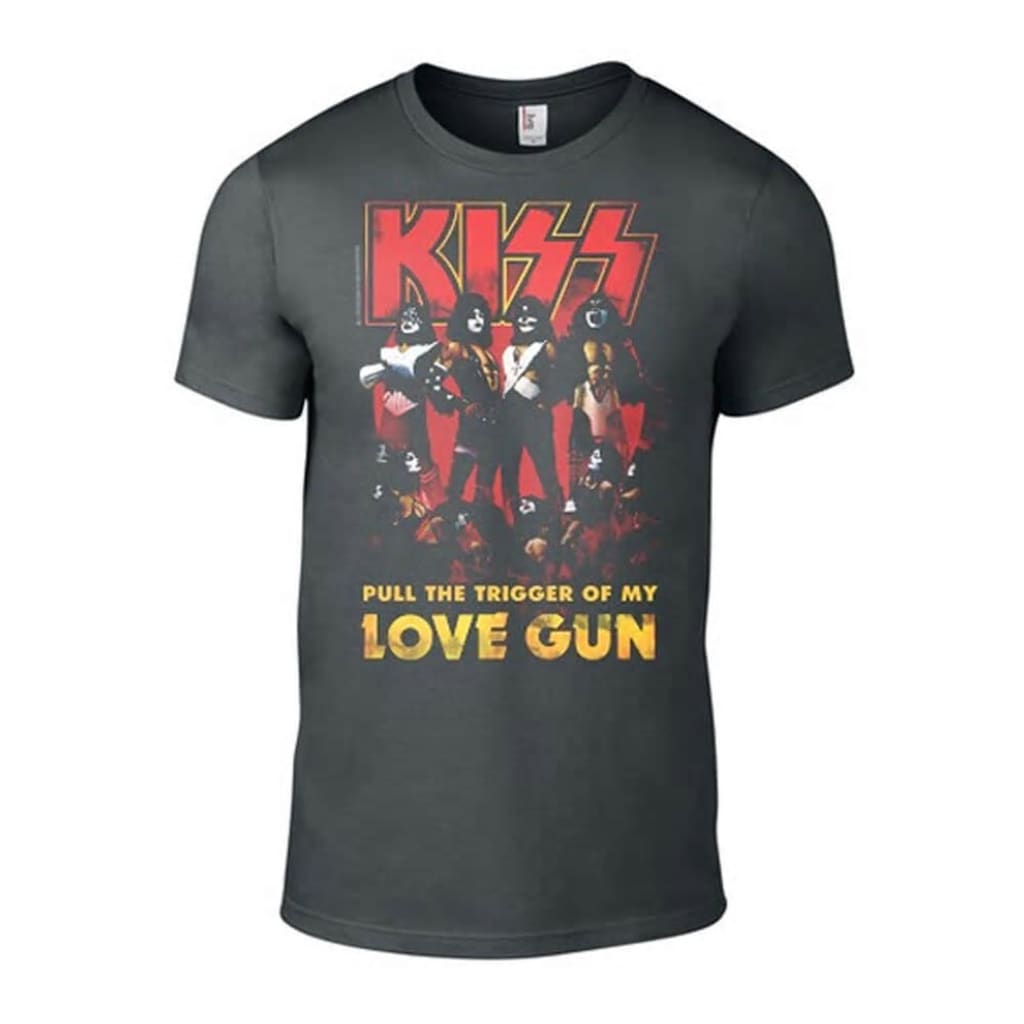 Afbeelding Kiss - Love Gun T-SHIRT door Vidaxl.nl