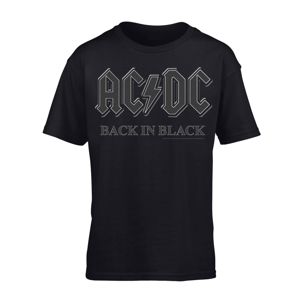 Afbeelding AC/DC Back in Black mens t-shirt door Vidaxl.nl