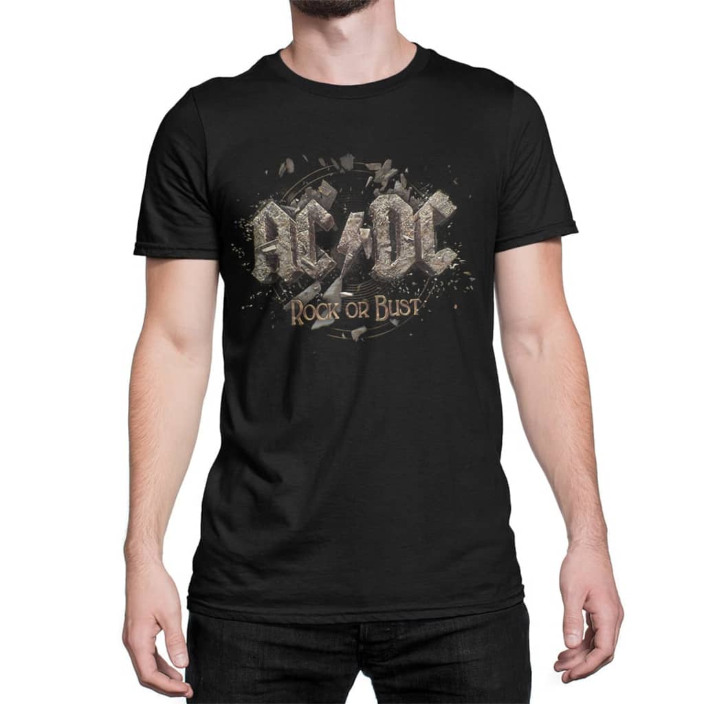 AC/DC Rock or bust mens t-shirt
