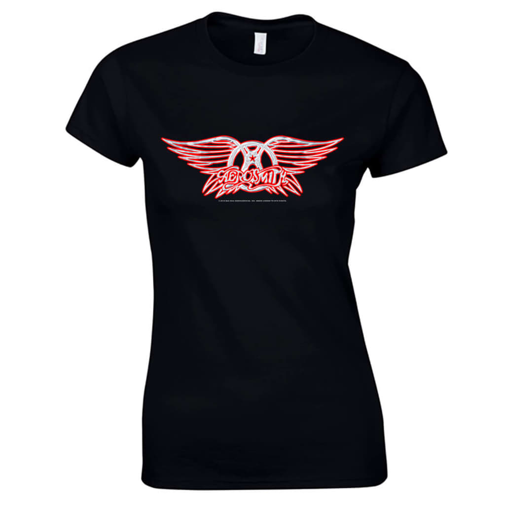 Afbeelding Aerosmith - Logo T-Shirt Girlie door Vidaxl.nl