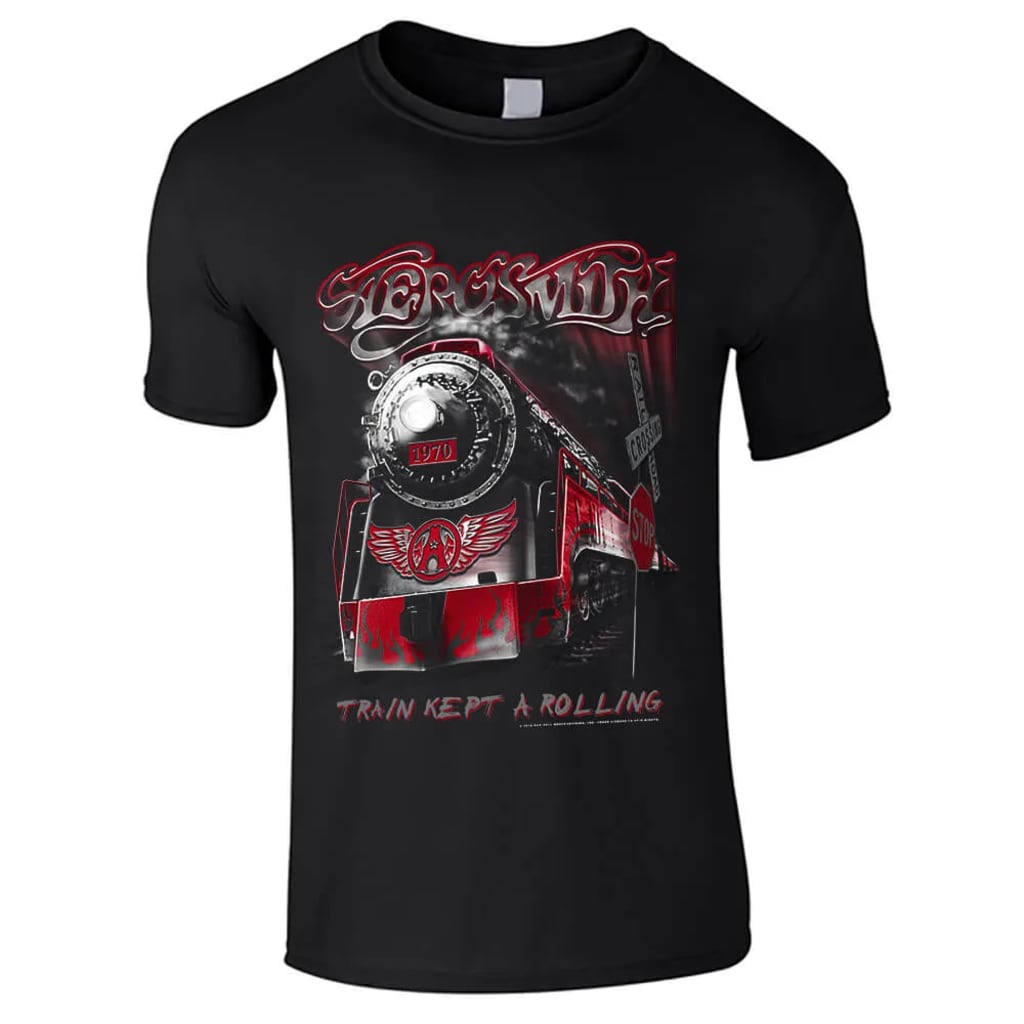 Aerosmith - Train kept a going kinderen t-shirt