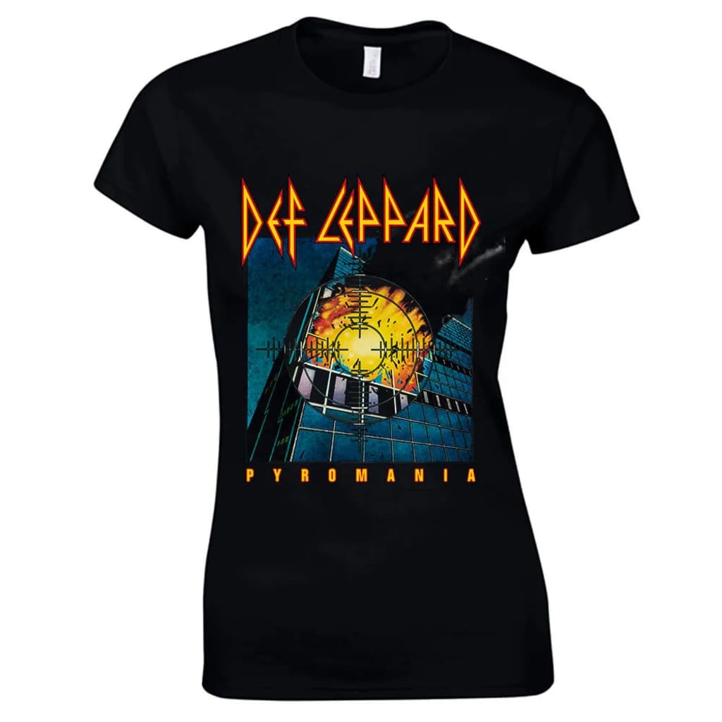 DEF LEPPARD - Pyromania T-Shirt Girlie