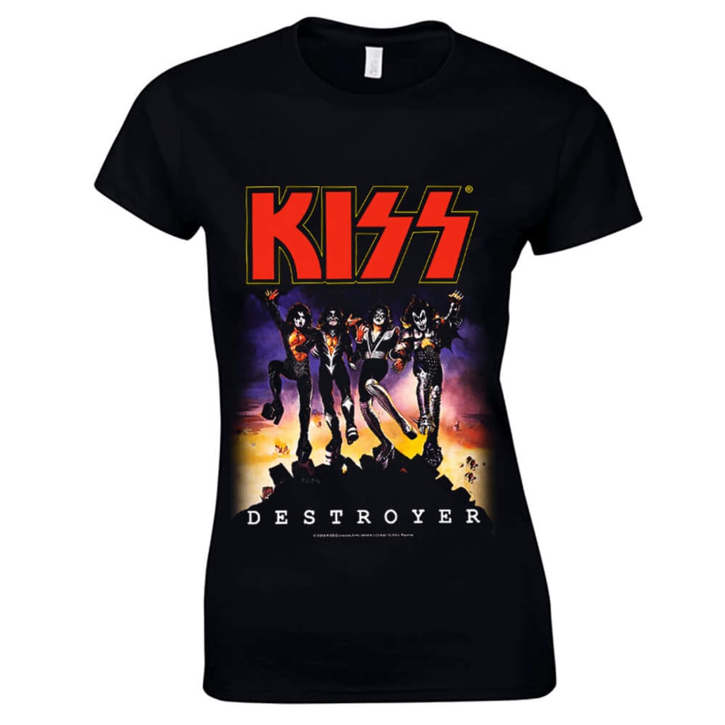 Kiss - Destroyer album Girlie t-shirt T-Shirt Girlie