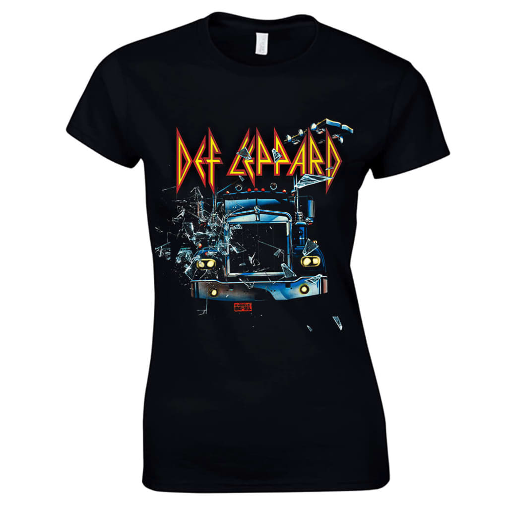 DEF LEPPARD - On through the night T-Shirt Girlie