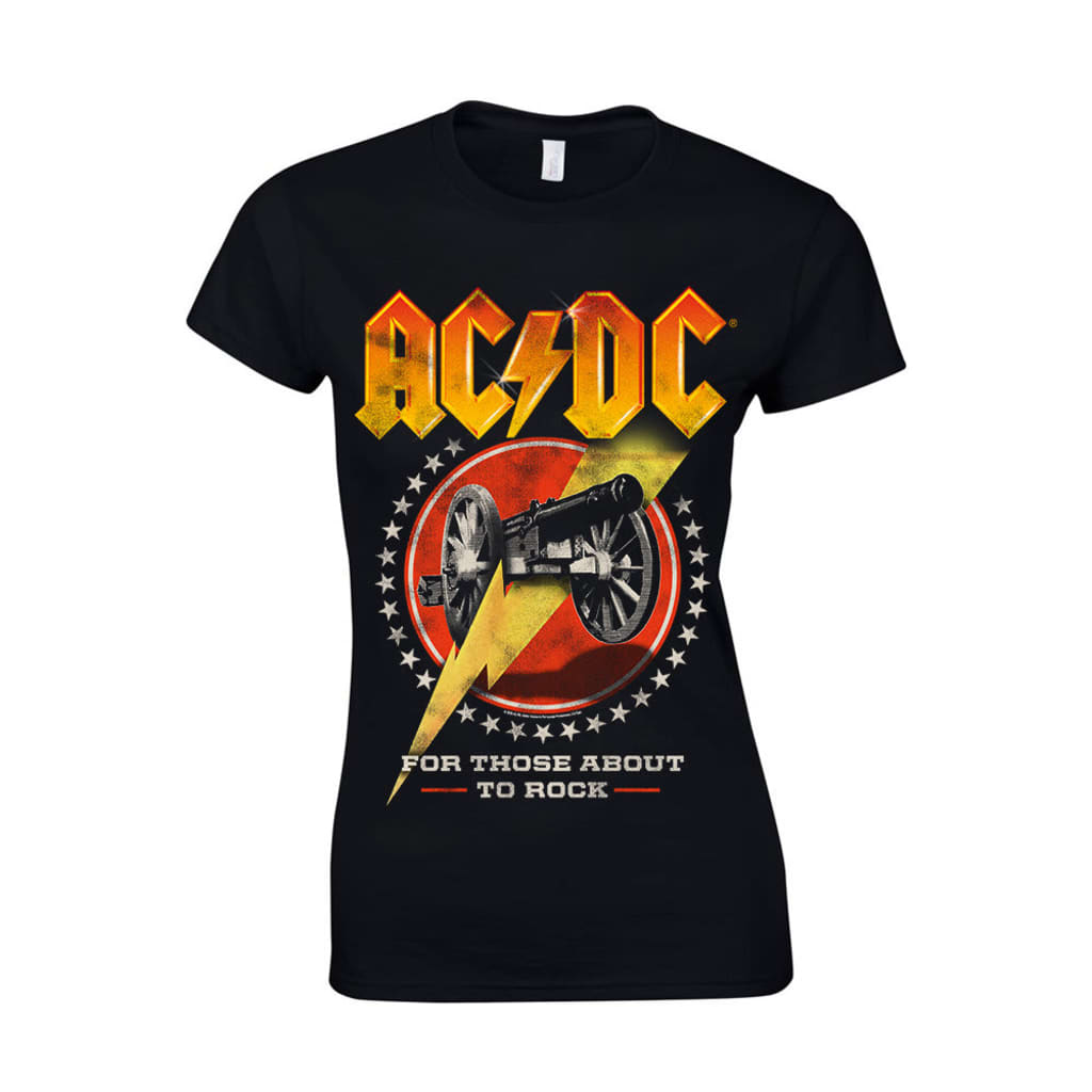 AC/DC AC / DC For those about to rock new T-shirt vrouwen
