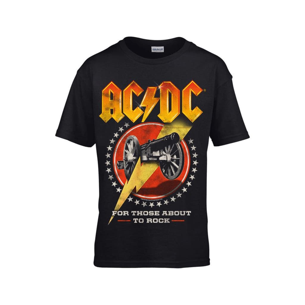 Afbeelding AC/DC For those about to rock new kinderen t-shirt door Vidaxl.nl