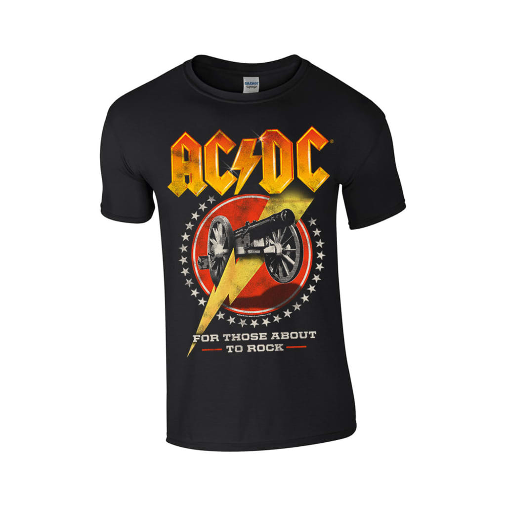 Afbeelding AC/DC For those about to rock new T-Shirt door Vidaxl.nl