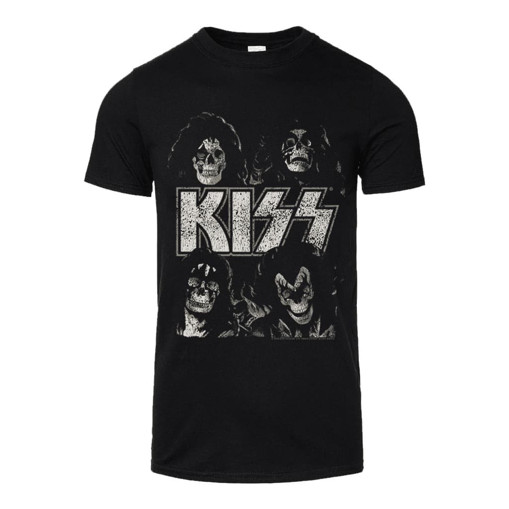 Afbeelding Kiss Skulls T-Shirt door Vidaxl.nl