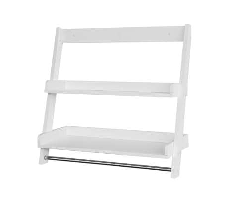 So White Wall Mounted Storage Rack Bathroom Towel Rail Frg117 W So White Wall Mounted Storage Rack
