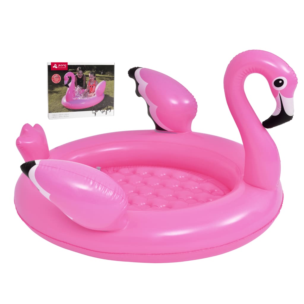 Jilong Opblaasbaar Flamingo Zwembad - Roze - 108x95x65x65cm