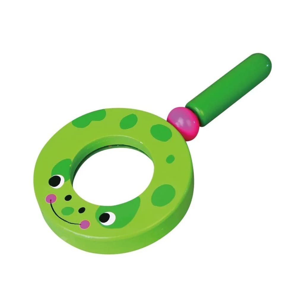 Viga Toys vergrootglas 14,5 cm groen