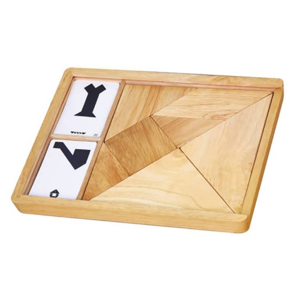 Viga Toys tangram vormenspel hout 7-delig