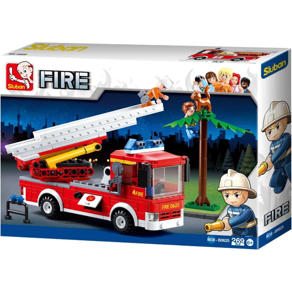 Sluban Fire: Ladderwagen (M38-B0625)