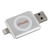 iDiskk 16GB USB-minne med USB 3.0 och lightning-kontakt