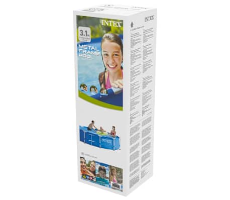 Intex Metal Frame Pool 305x76 met filterpomp