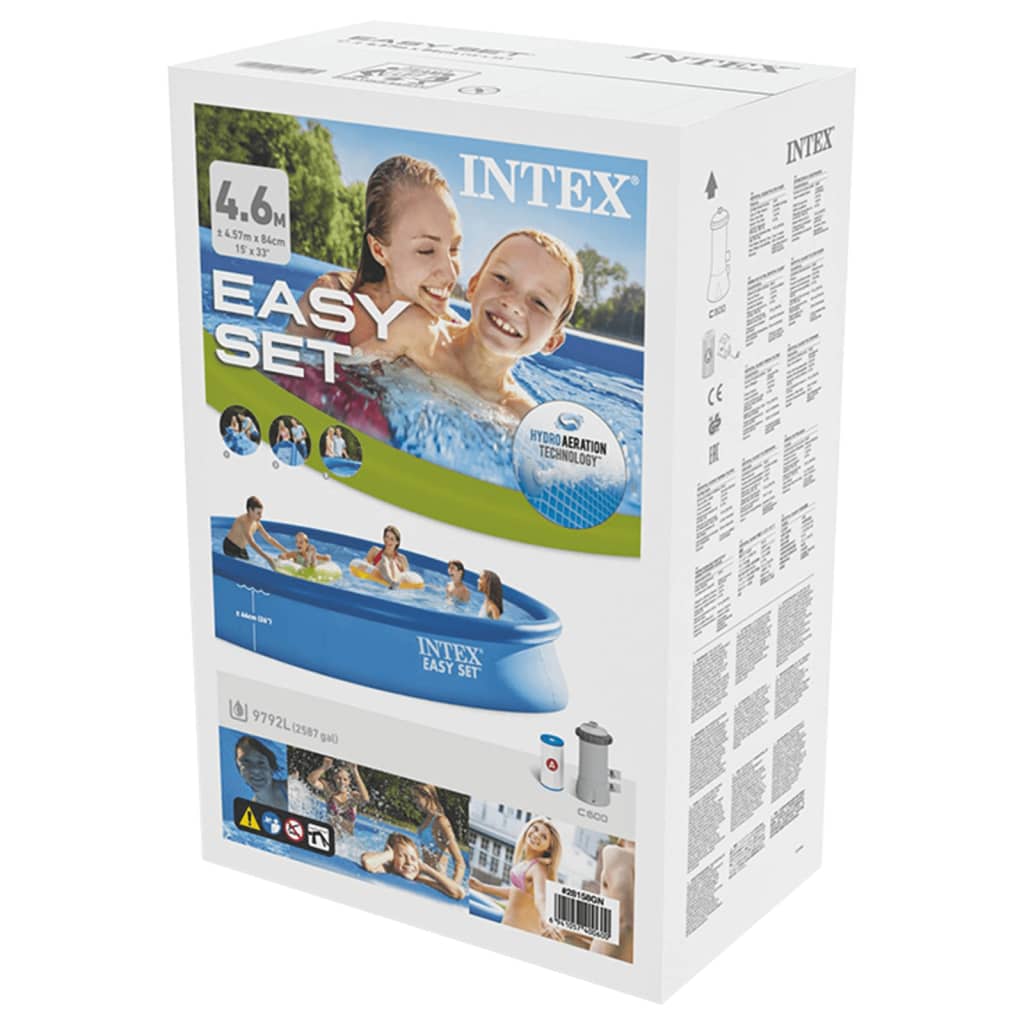 Intex Baseinas su filtravimo sistema Easy Set, 457x84cm | Stepinfit