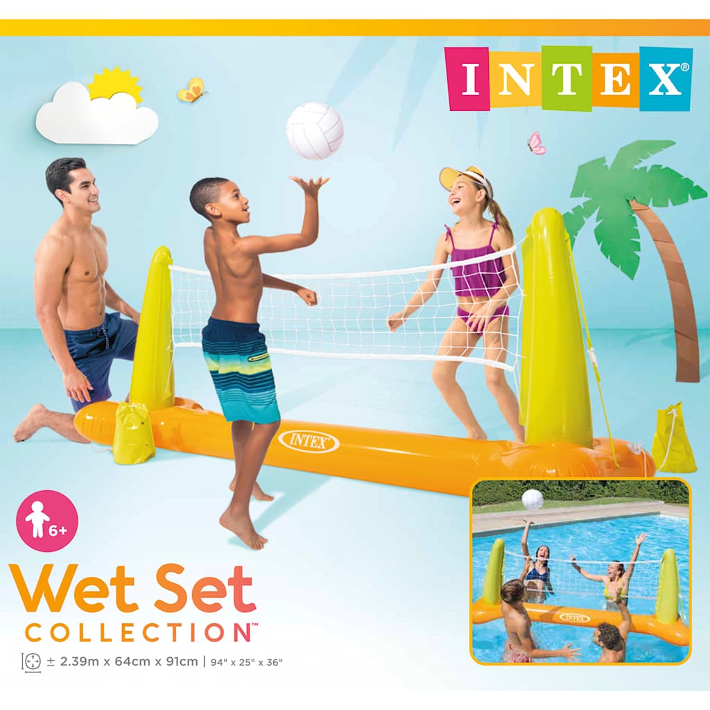 INTEX Zwembadvolleybalspel 239x64x91 cm afbeelding