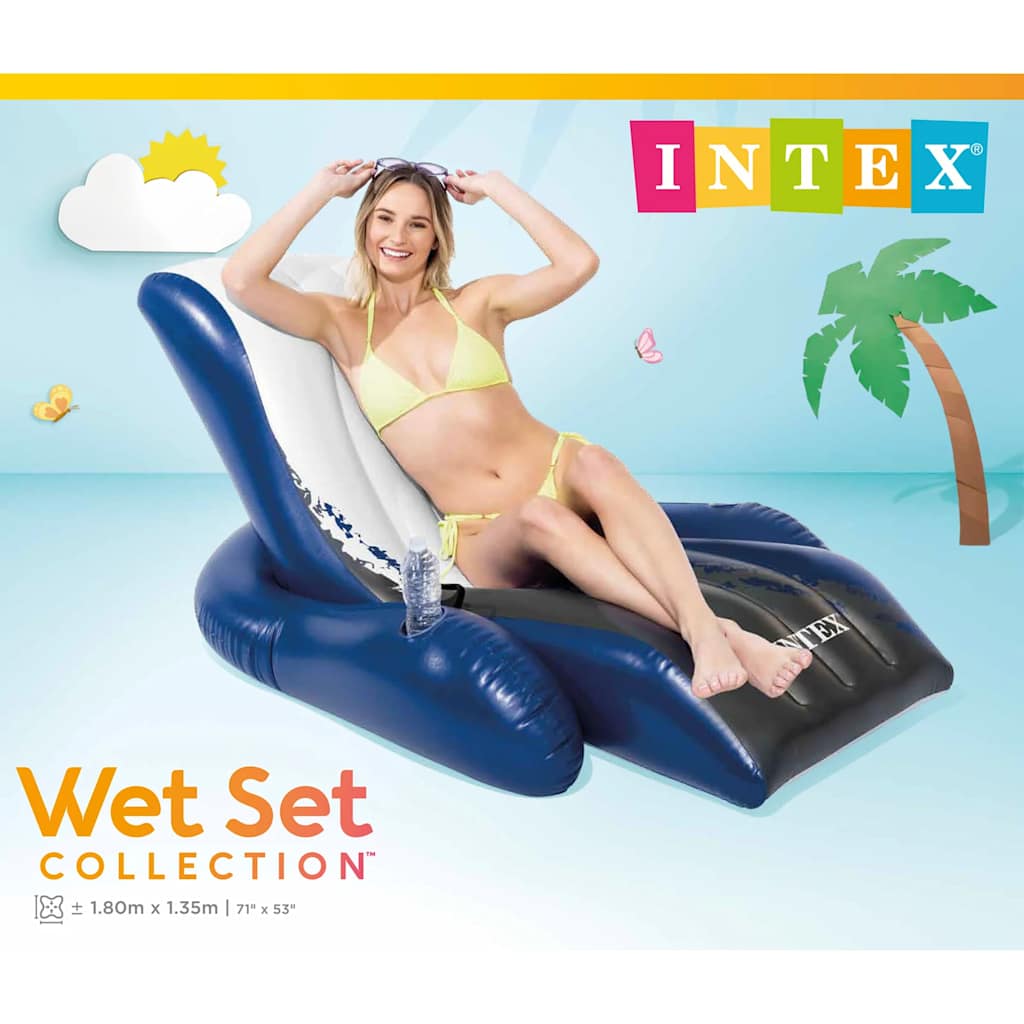 Thumbnail - INTEX Schwimmliege Lounge 180x135 cm 58868EU