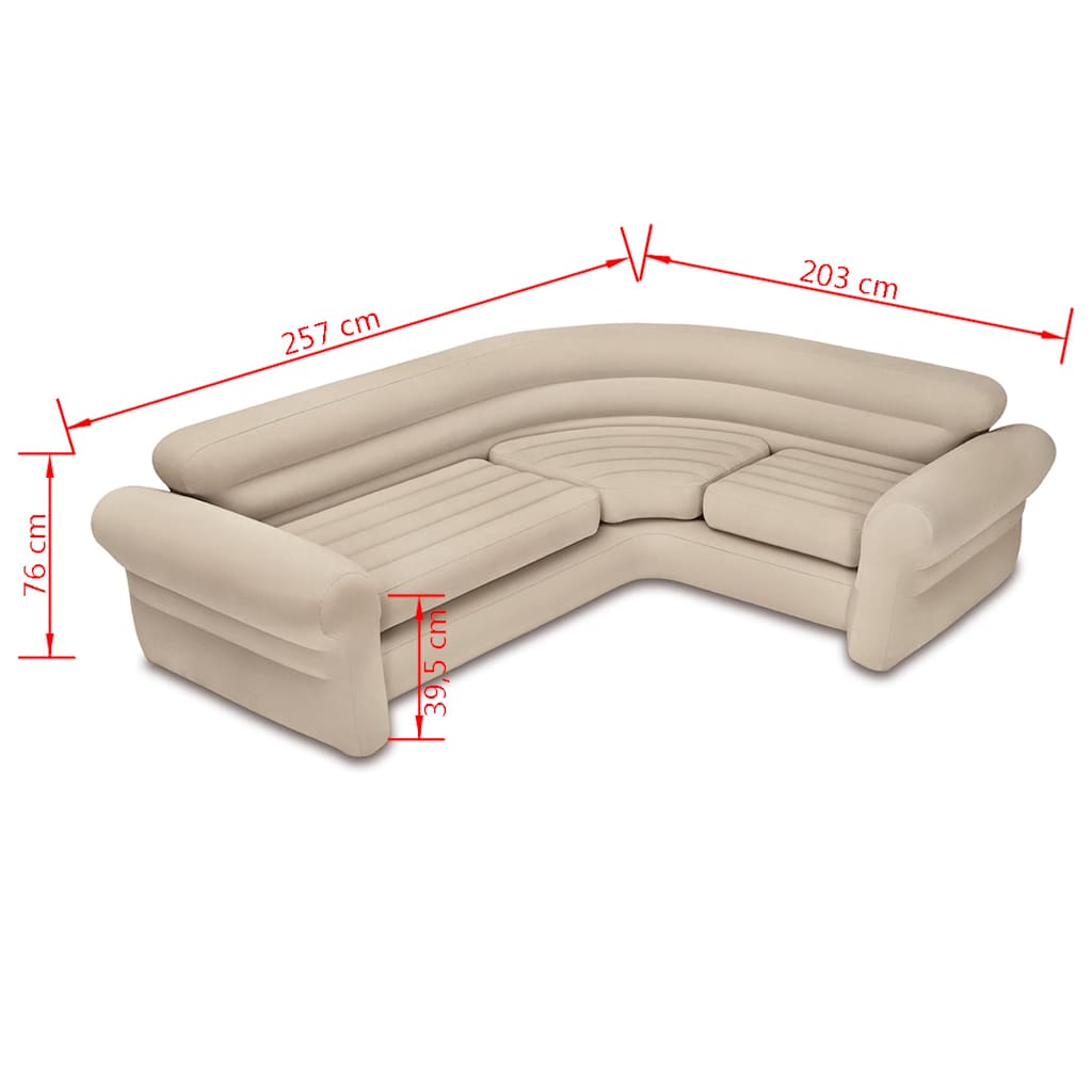 Thumbnail - INTEX Aufblasbares Ecksofa 257x203x76 cm 68575NP