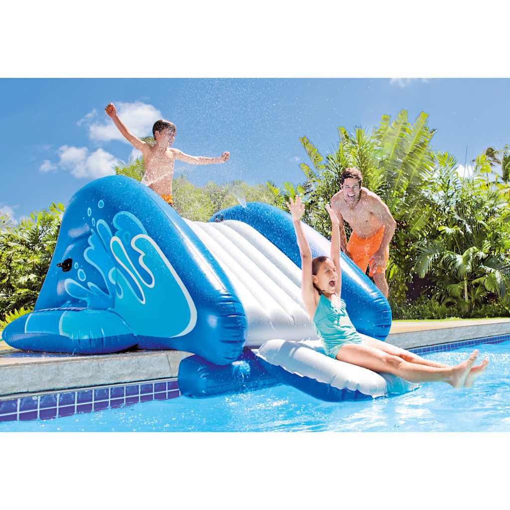 INTEX Waterglijbaan opblaasbaar Kool Splash blauw afbeelding