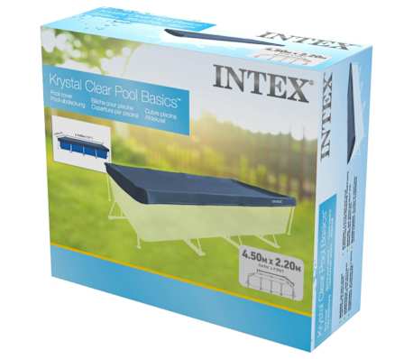 INTEX Intex プールカバー 長方形 450 x 220 cm 28039