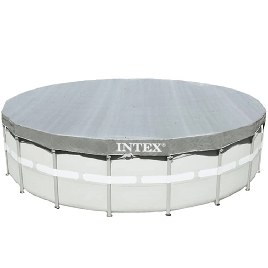 Intex 28040 Luxe (verzwaard) afdekzeil voor frame pools 488 cm