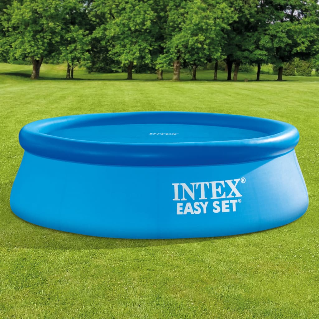 Intex solopvarmet poolovertræk rund 244 cm