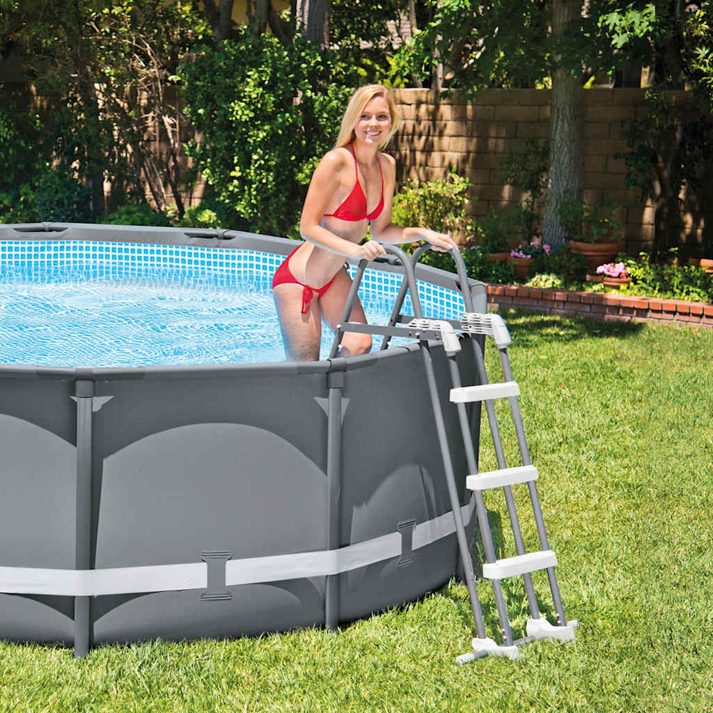 Escalera Para Piscina 3 Peldaños 91-107 Cm INTEX 14 width=274