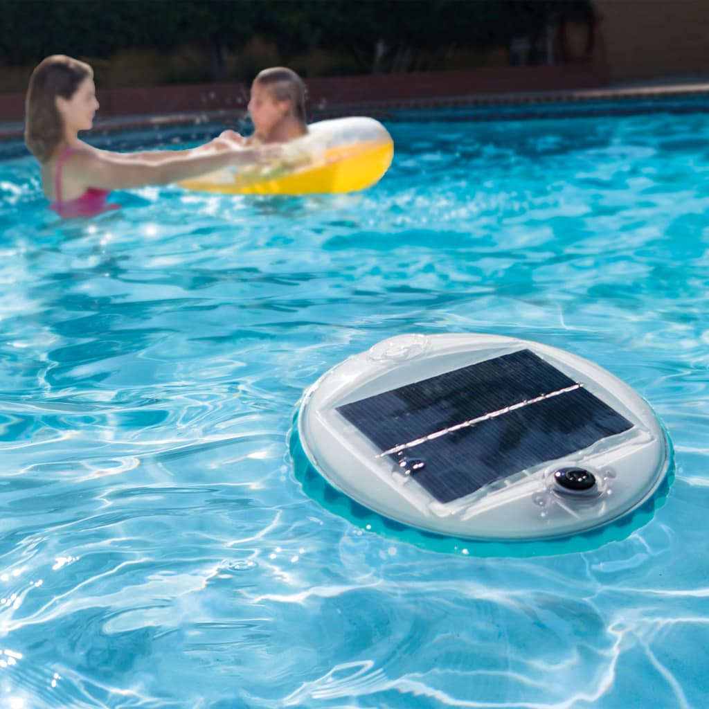 Petrashop Intex Solárně poháněné plovoucí bazénové LED světlo