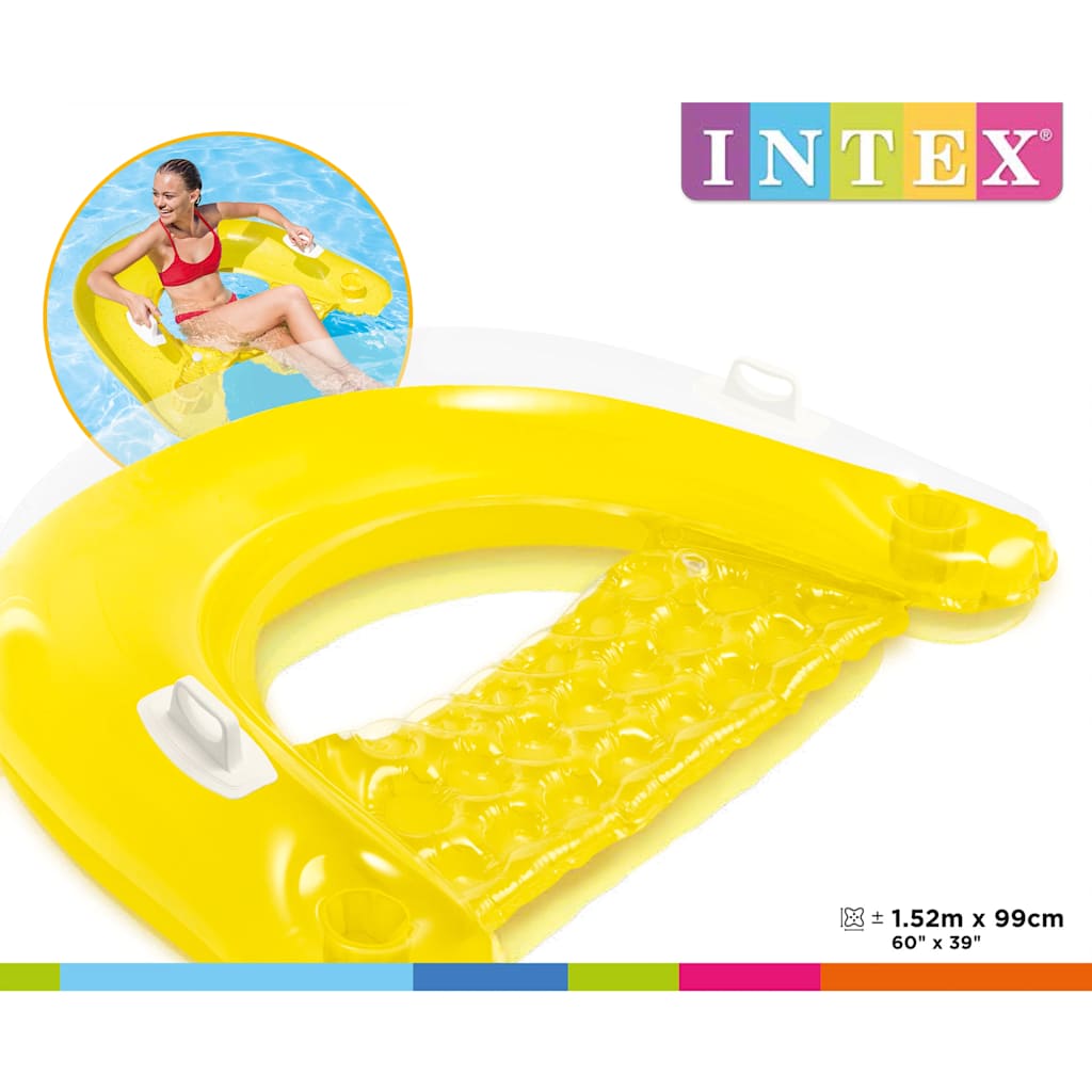 INTEX Sit'n Float 152x99 cm afbeelding