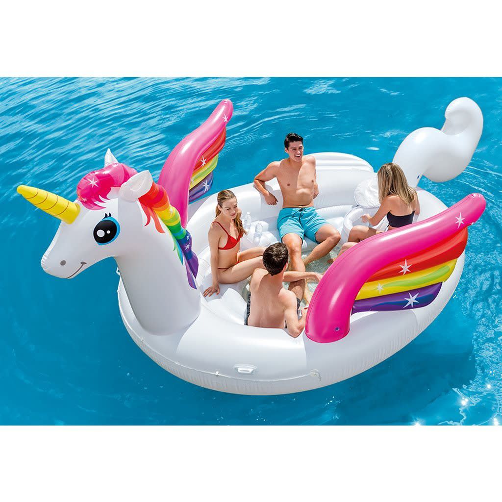 Intex plutajući madrac za bazen Unicorn Party Island 57266EU Bazen Pluta i Ležaljke Naručite namještaj na deko.hr
