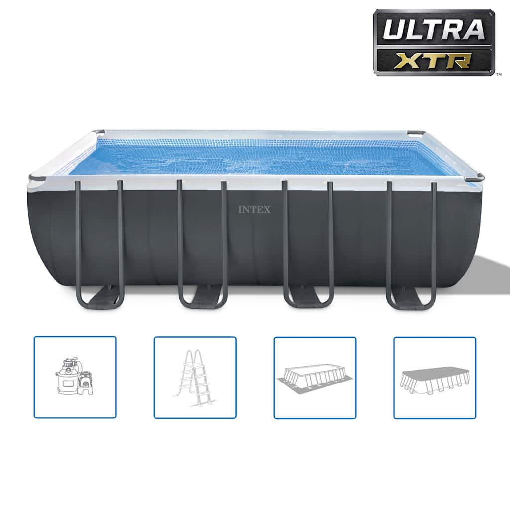 INTEX Ultra XTR Frame Pool-Set Rechteckig 549 x 274 x 132 cm 26356GN