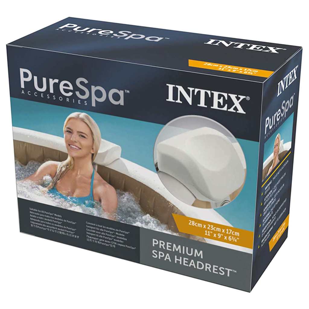Intex Premium PureSpa fehér hab fejtámla 28 x 23 x 17 cm 