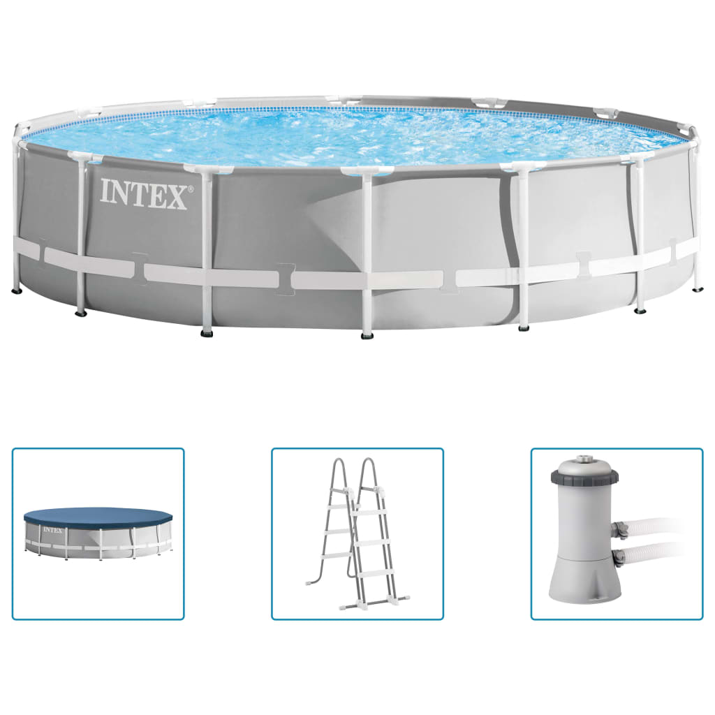 INTEX Prism Frame Premium Pool-Set 427x107 cm