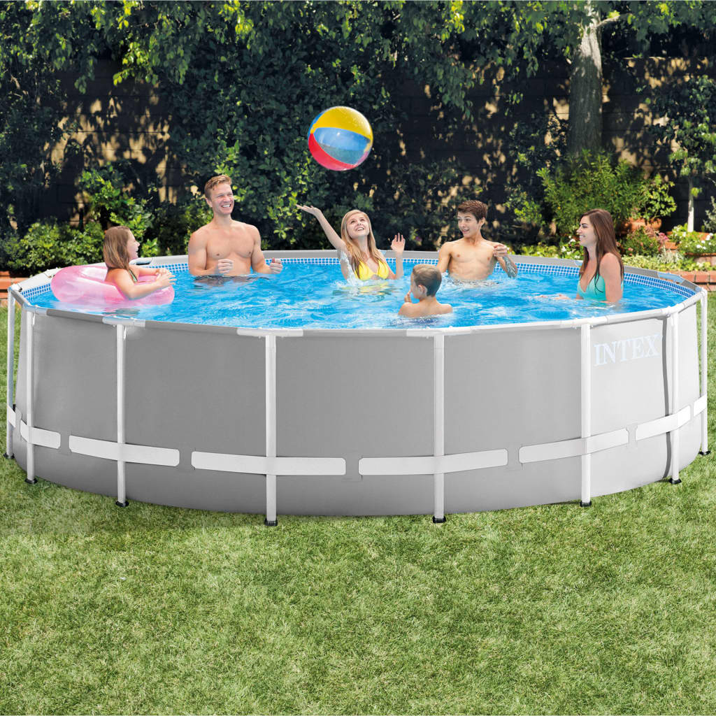 Intex Prism Frame Swimmingpool-Set Rund 457 x 122 cm 26726GN | Stepinfit.de