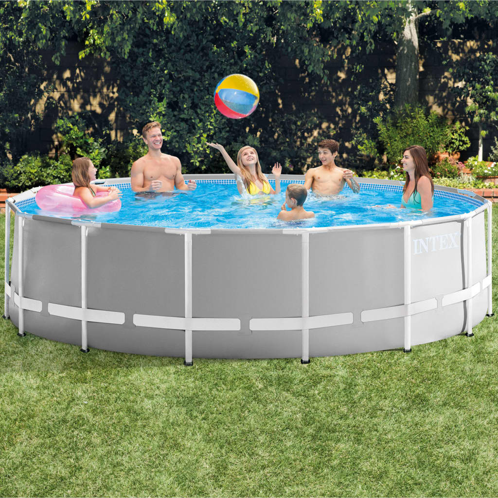 INTEX Prism Frame Swimmingpool-Set Rund 457 x 122 cm 26726GN